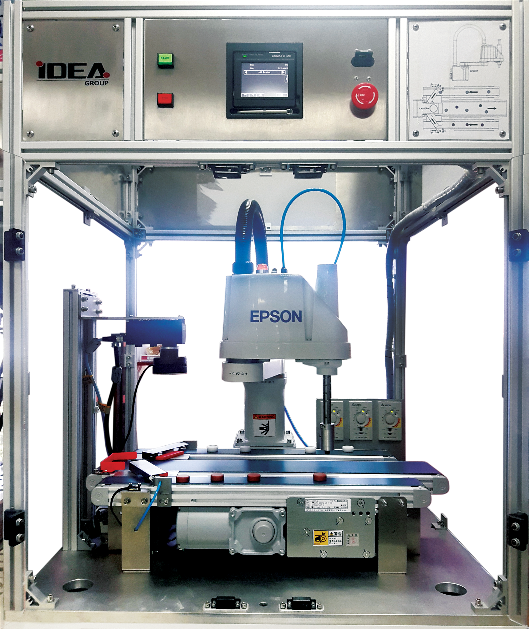 Robot phân loại sản phẩm theo màu sắc, kích thước, chất liệu